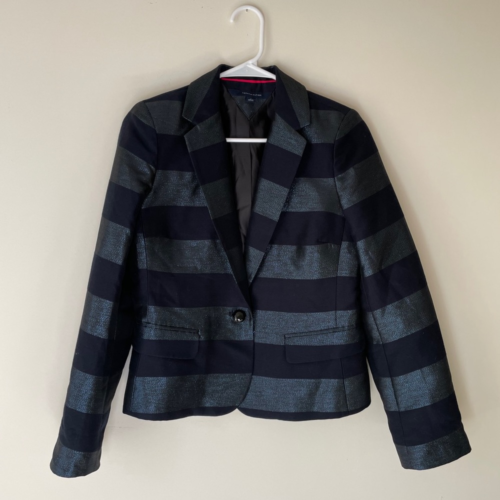 Tommy Hilfiger Jacquard Stripe Blazer